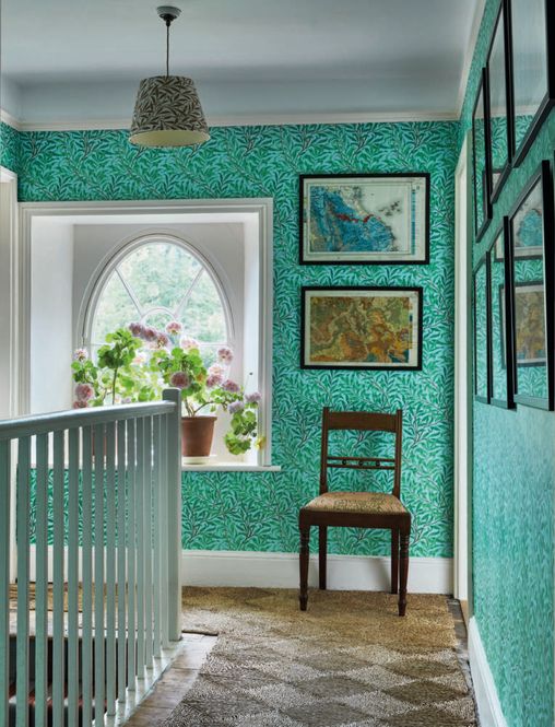 Hovedbilde William Morris - Willow Bough Sky/Leaf green